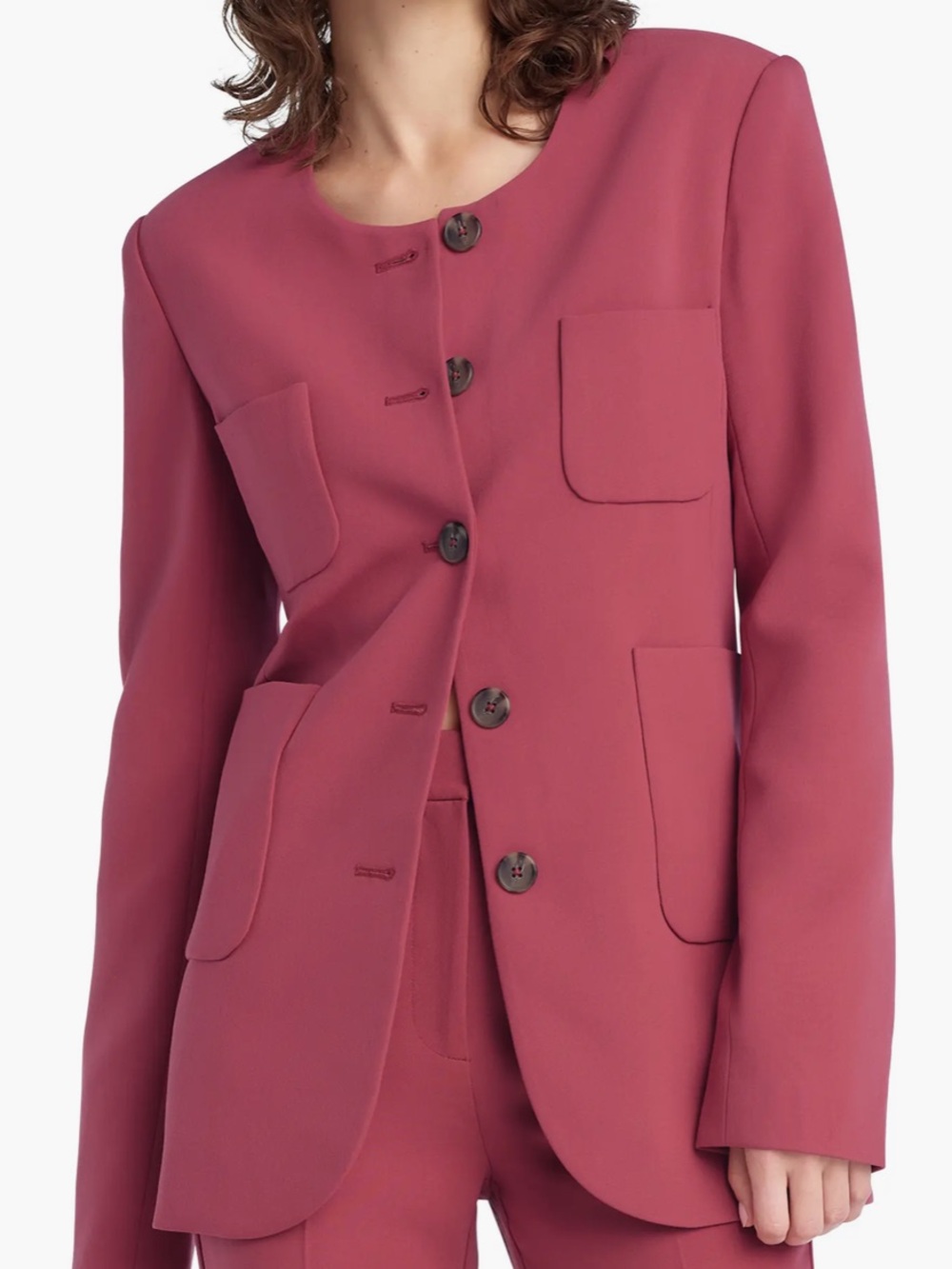 Favorite Daughter The Busy Woman Jacket Earth Red